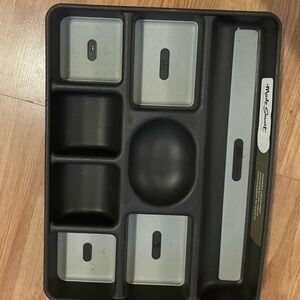 Black and Gray drawer Organizer storage divider jewelry 16in. x 11.0in. x 2/1in